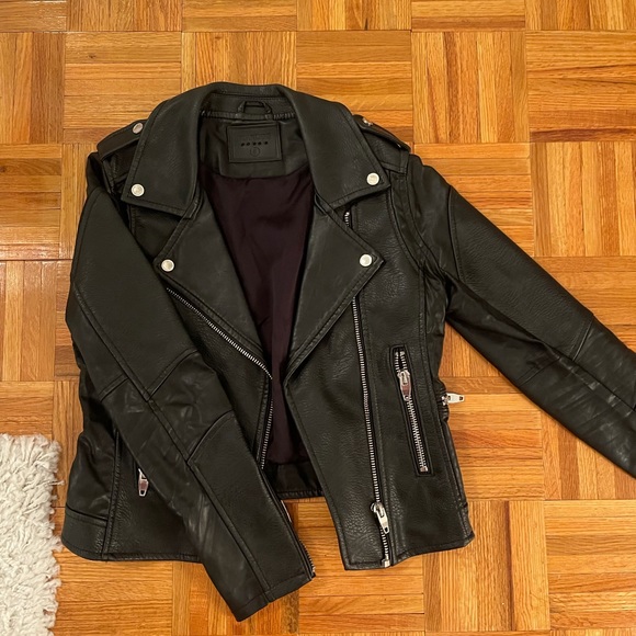Blank NYC black leather jacket, size S - Picture 2 of 6